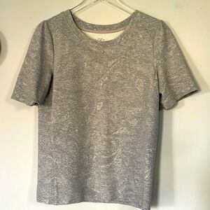 LOFT | Damask Gray Shirt Size Medium